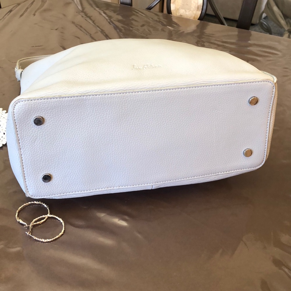 Sam Edelman Light Gray Leather Bag - Picture 6 of 9